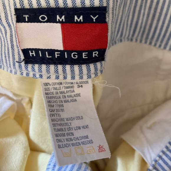 CrispTommy Hilfiger shorts in pale yellow cotton - Picture 4 of 5